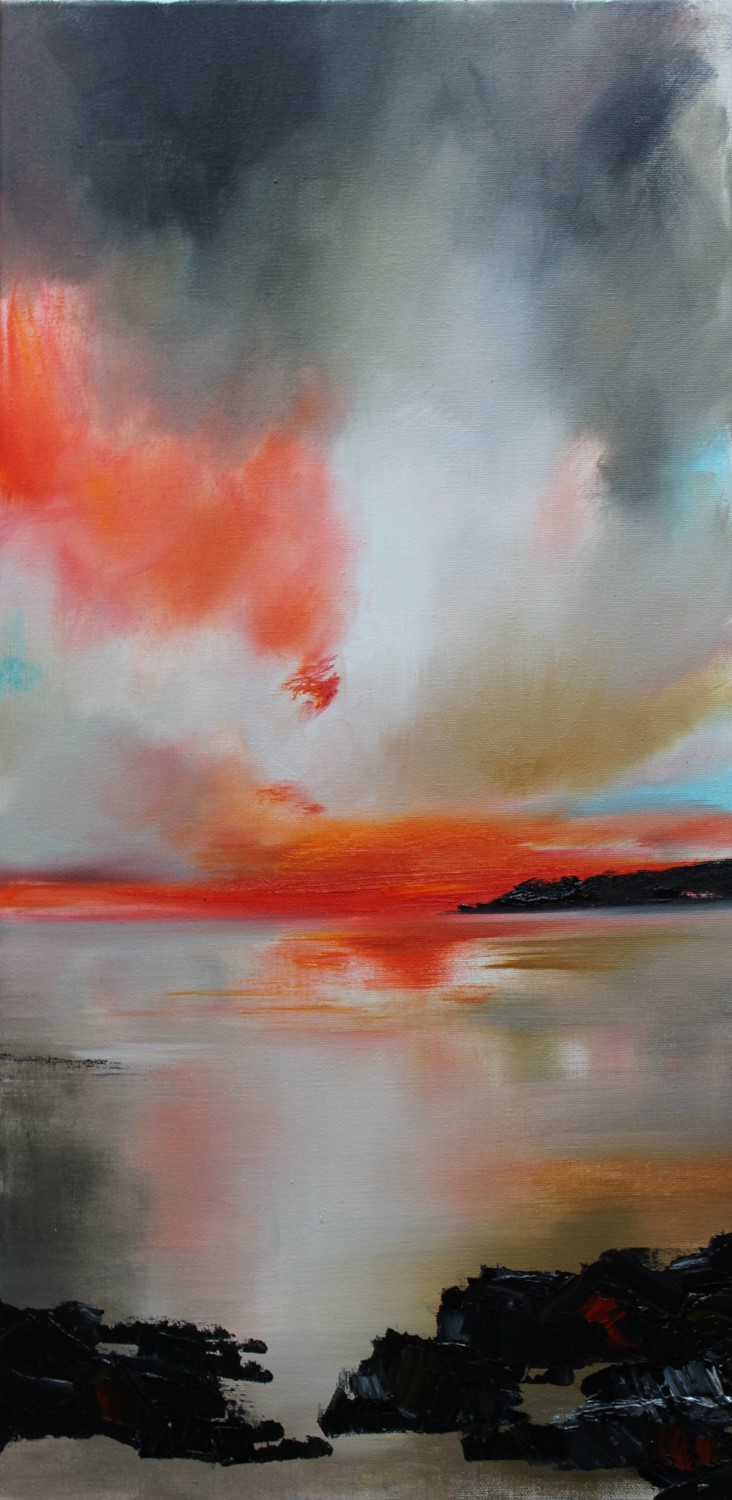 'As the Sun sinks' by artist Rosanne Barr